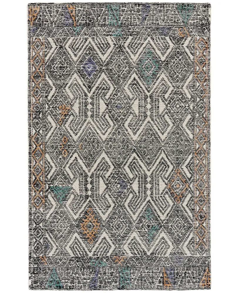 Feizy Arazad R8479 Black 5' x 8' Area Rug