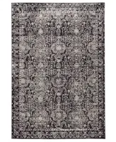 Feizy Prasad R3680 Charcoal 8' x 11' Area Rug