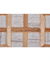 Feizy Fannin R0756 Gray 5' x 8' Area Rug