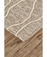 Feizy Enzo R8734 Ivory 8' x 11' Area Rug
