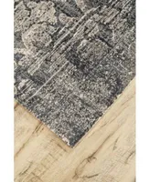 Closeout Feizy Lia R3268 Charcoal Area Rug