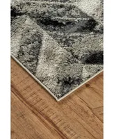 Feizy Micah R3048 Gray 1'8" x 2'10" Area Rug