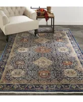 Closeout Feizy Amelie R3878 Navy Area Rug