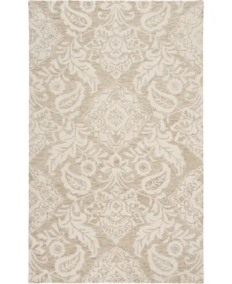 Feizy Belfort R8776 Taupe 5' x 8' Area Rug