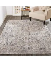 Feizy Armant R3911 Gray 6'7" x 9'6" Area Rug