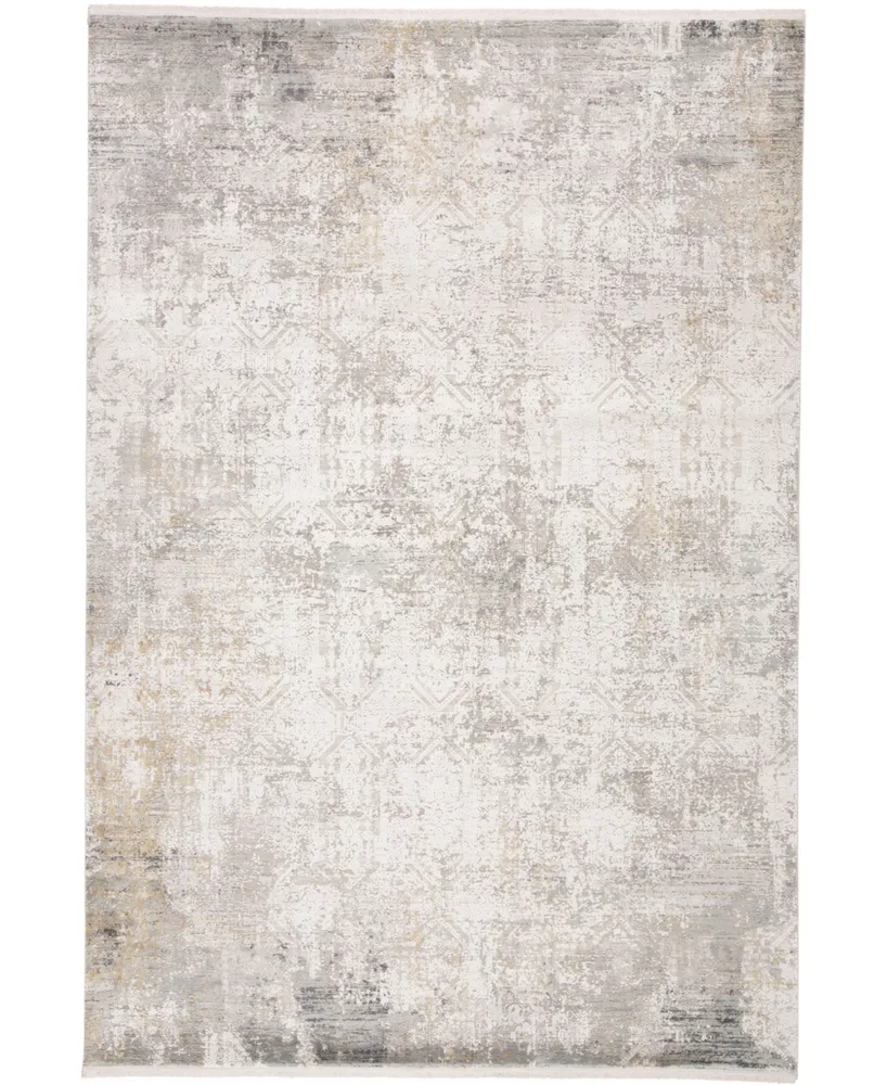 Feizy Cadiz R3892 Gray 3'1" x 5' Area Rug