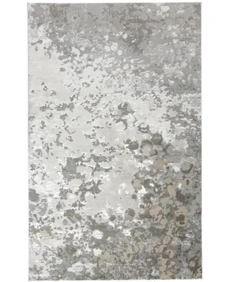 Feizy Micah R3336 Silver 6'7" x 9'6" Area Rug