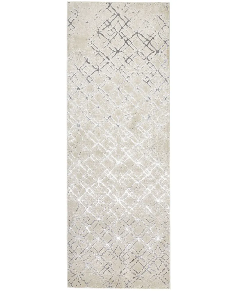 Feizy Micah R3047 Beige 2'10" x 7'10" Runner Rug