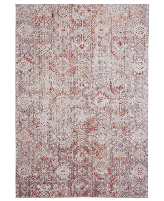 Feizy Armant R3946 Pink 6'7" x 9'6" Area Rug