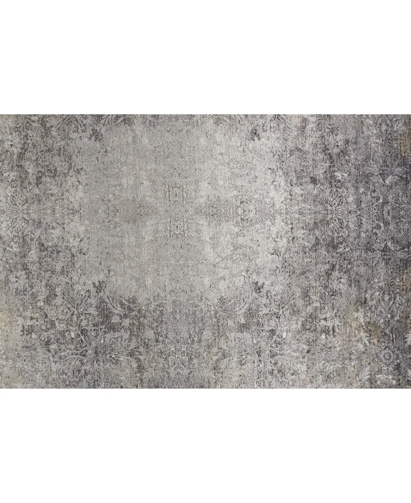 Feizy Sarrant R3964 Brown 4' x 5'3" Area Rug