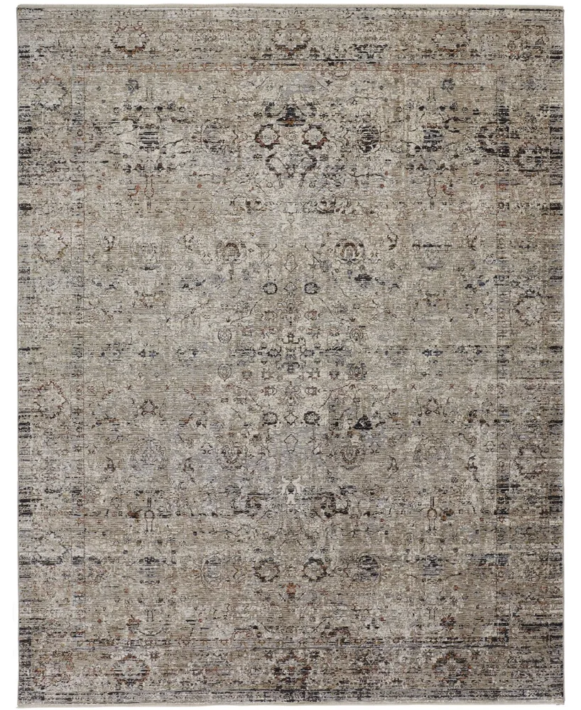 Feizy Caprio R3958 Sand 2'6" x 10' Runner Rug