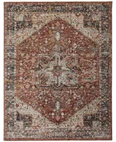 Feizy Caprio R3960 Rust 3'9" x 5'9" Area Rug