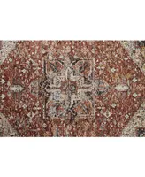 Feizy Caprio R3960 Rust 2'6" x 8' Runner Rug