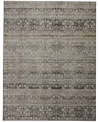 Feizy Caprio R3961 Brown 5'3" x 7'6" Area Rug