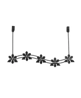 Spectrum Flower Over The Door 5-Hook Rack