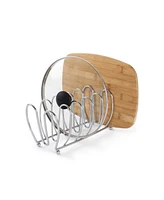 Spectrum Diversified Bloom Kitchen Lid Holder Organizer For Plates, Cutting Boards, Bakeware
