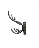 Spectrum Richmond Wall Mount 5-Hook Wood Rack