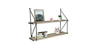 Sorbus 2 Tier Floating Shelves