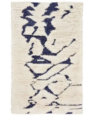 Capel Nomad 640 Ivory Navy Area Rug