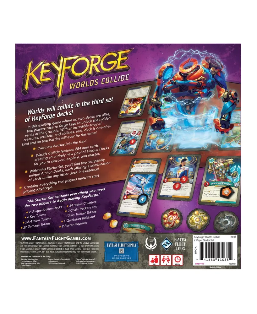 Asmodee Editions KeyForge- Worlds Collide Unique Deck Game Two