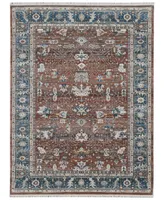 Amer Rugs Arcadia Arc-3 Red/ Navy 3'11" x 5' Area Rug