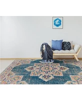 Closeout! Amer Rugs Eternal Ete- Turquoise 7'6" x 9'6" Area Rug