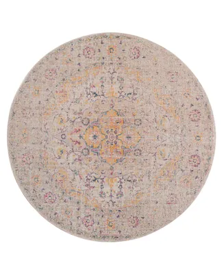 Closeout! Amer Rugs Eternal Ete-2 Ivory 6'7" Round Rug