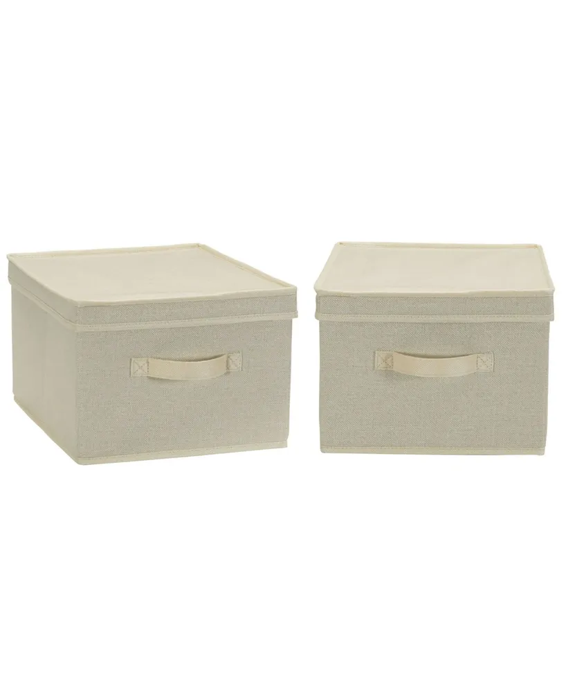 Household Essential Large Fabric Storage Bins 2 Pack