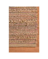 Closeout! Amer Rugs Naturals Nat-4 Pink 5' x 8' Area Rug