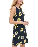 Tommy Hilfiger Petite Floral-Print Sheath Dress