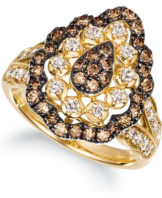 Le Vian Chocolate Diamond (1/2 ct. t.w.) & Nude Ring 14k Gold