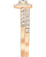 Diamond Halo Bridal Set (1 ct. t.w.) 14k White