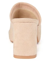 Journee Collection Women's Adelaide Block Heel Sandals