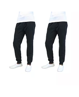 Galaxy By Harvic Men's 2-Packs Slim-Fit Fleece Jogger Sweatpants