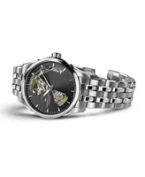 Hamilton Women's Swiss Automatic Jazzmaster Open Heart Stainless Steel Bracelet Watch 36mm