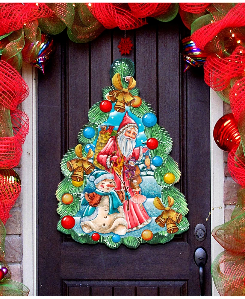 Designocracy Christmas Arrival Wooden Decor