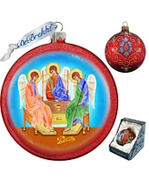 G.DeBrekht Trinity Glass Ornament Medallion