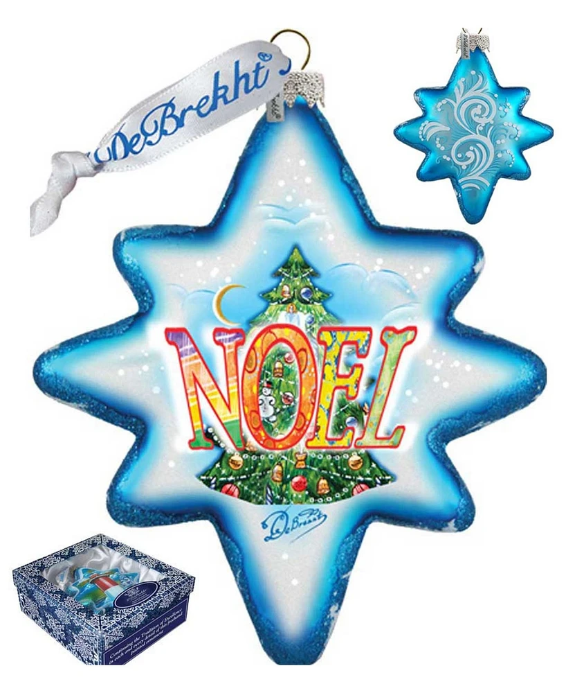 G.DeBrekht Noel Glass Ornament