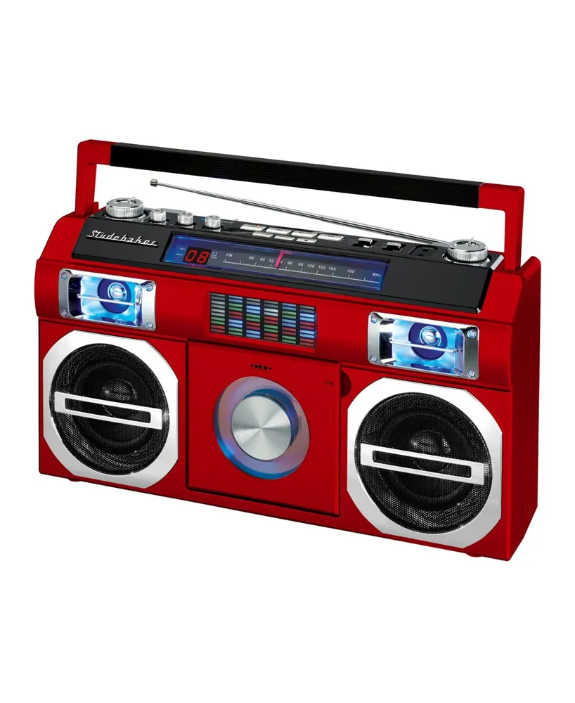 Studebaker Personal Stereo Cassette Player w/Bluetooth & AM/FM Radio