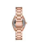 Michael Kors Women's Janelle Multifunction Rose Gold-Tone Stainless Steel Bracelet Watch 36mm MK7095