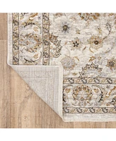 Oriental Weavers Maharaja 70E Ivory and Gray 3'3" x 5' Area Rug