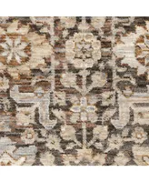 Jhb Designs Kumar Kum04 Gray and Ivory 2' x 3' Area Rug