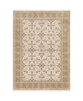 Jhb Designs Kumar Kum01 Ivory and Gold 7'10" x 10'10" Area Rug