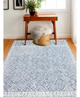 Bb Rugs Taron Val-09 Blue 2'6" x 8' Runner Rug