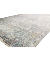Bashian Charm Cha-05 Gray, Blue 5' x 8' Area Rug