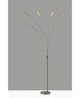 Adesso Zodiac Led Arc Lamp - Silver