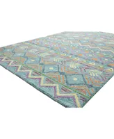 Bb Rugs Taron Val-07 Teal 5' x 7'6" Area Rug