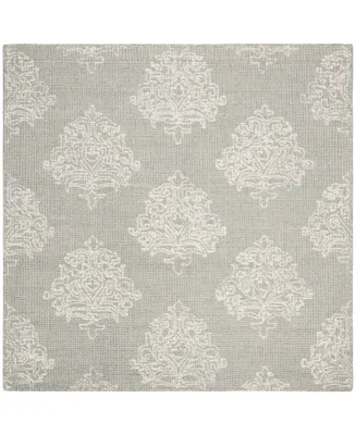 Safavieh Abstract 523 Aqua and Ivory 6' x 6' Square Area Rug