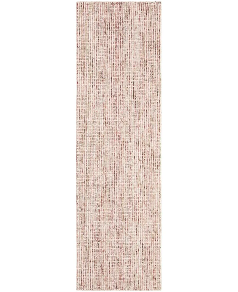 Safavieh Abstract 468 Beige and Rust 2'3" x 8' Runner Area Rug