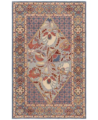 Safavieh Antiquity At508 Blue and Red 4' x 6' Area Rug